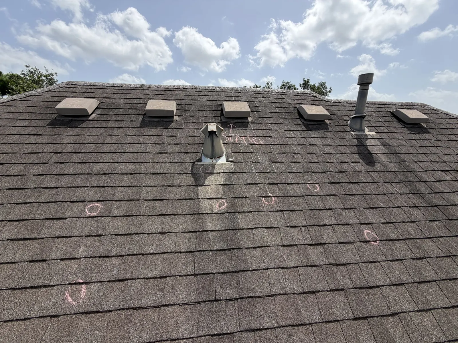 Roof vents checked during inspection